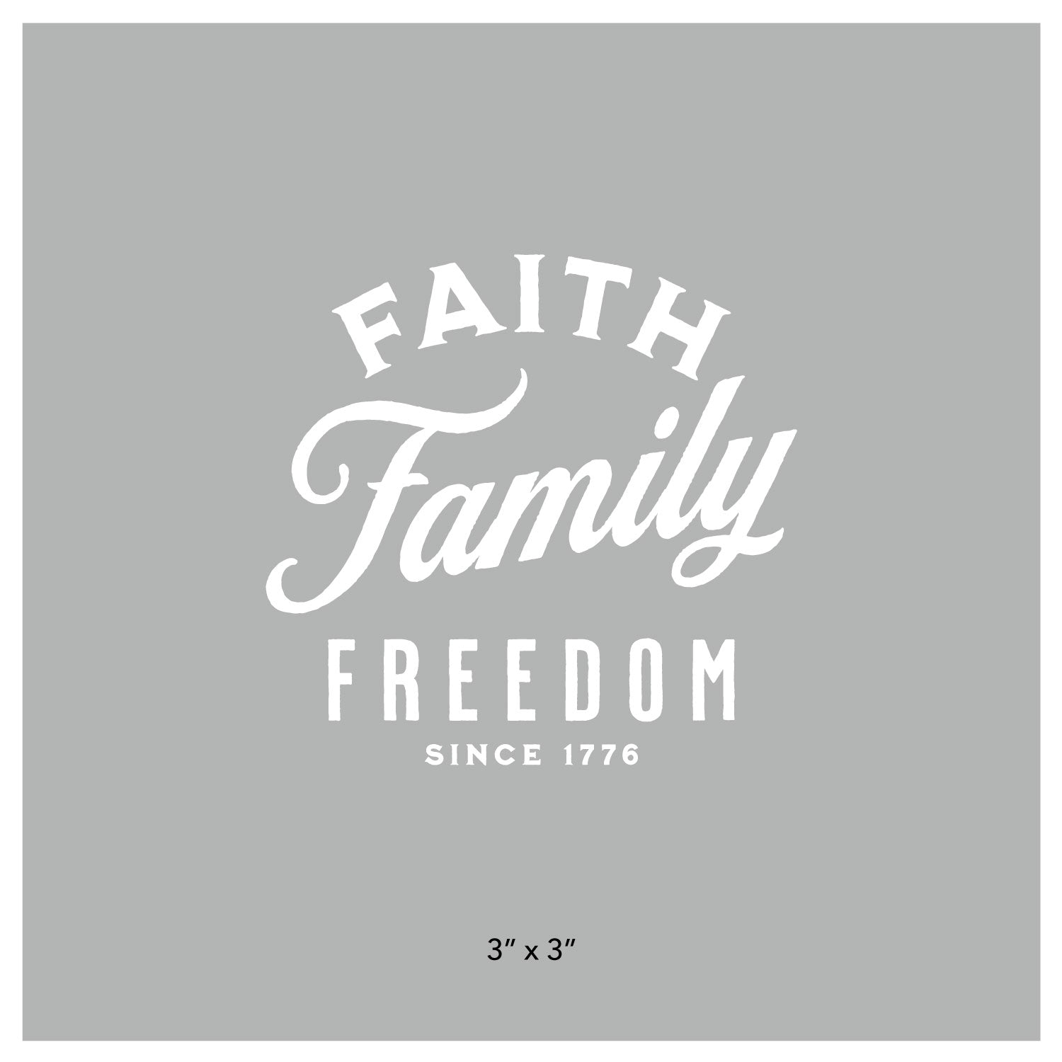 F3 Small Die Cut Sticker F3 Small Die Cut Sticker - White - Dangerous But Good