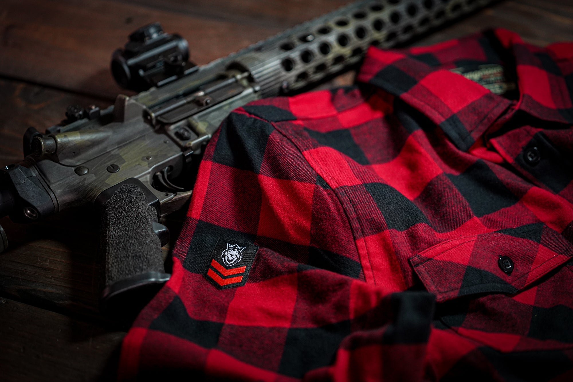 Woodland Flannel Woodland Flannel - Olive/Black / 2XL - Dangerous But Good