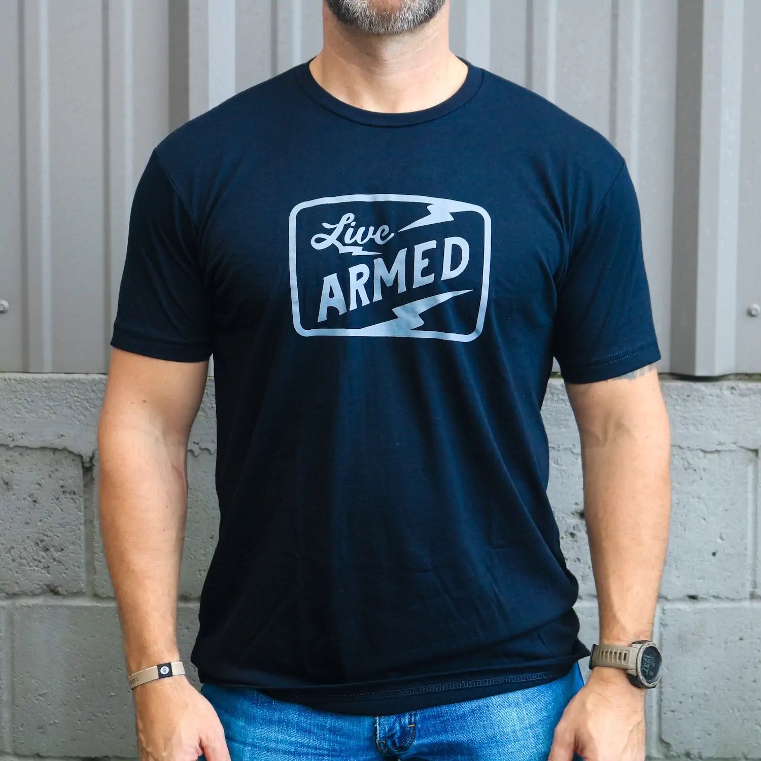 Live Armed Men's Graphic T-Shirt
