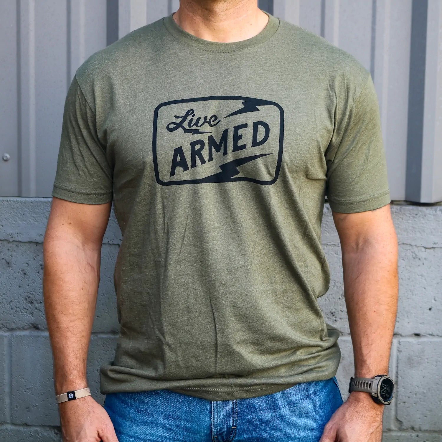 Live Armed Men's Graphic T-Shirt