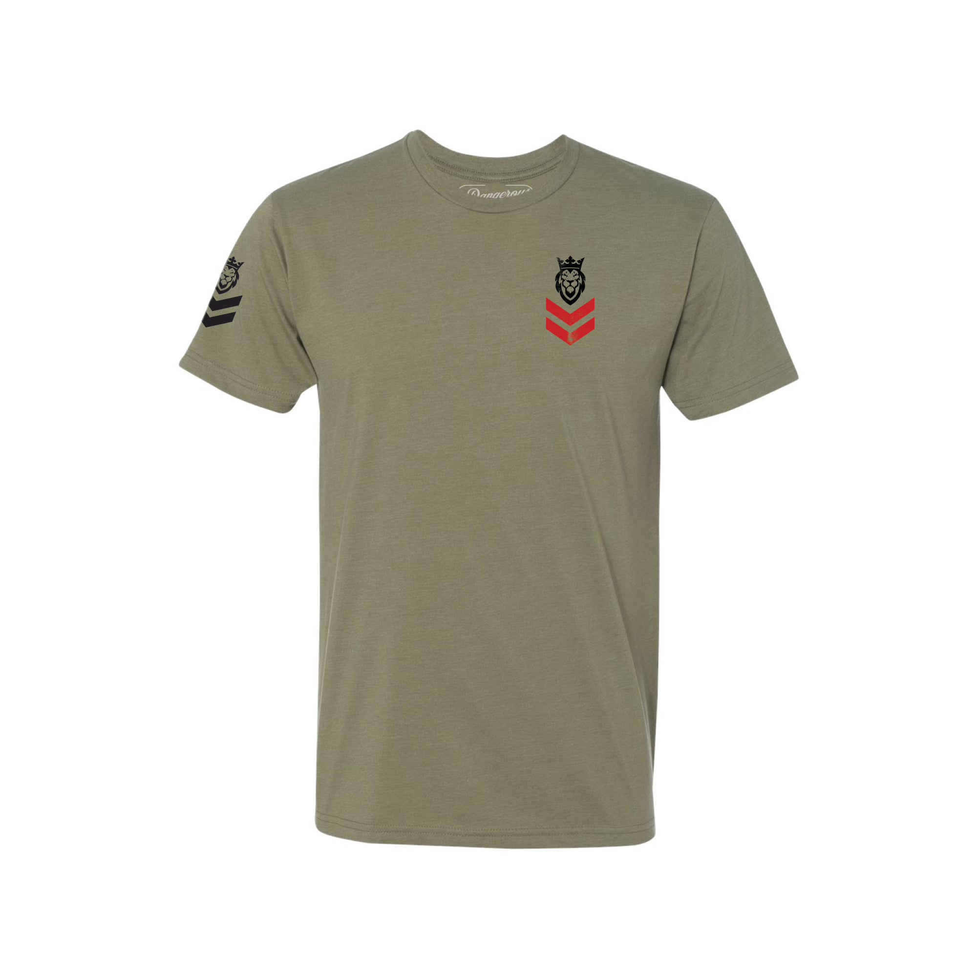 Icon Stripes Light Olive T-Shirt Icon Stripes Light Olive T-Shirt - Small - Dangerous But Good