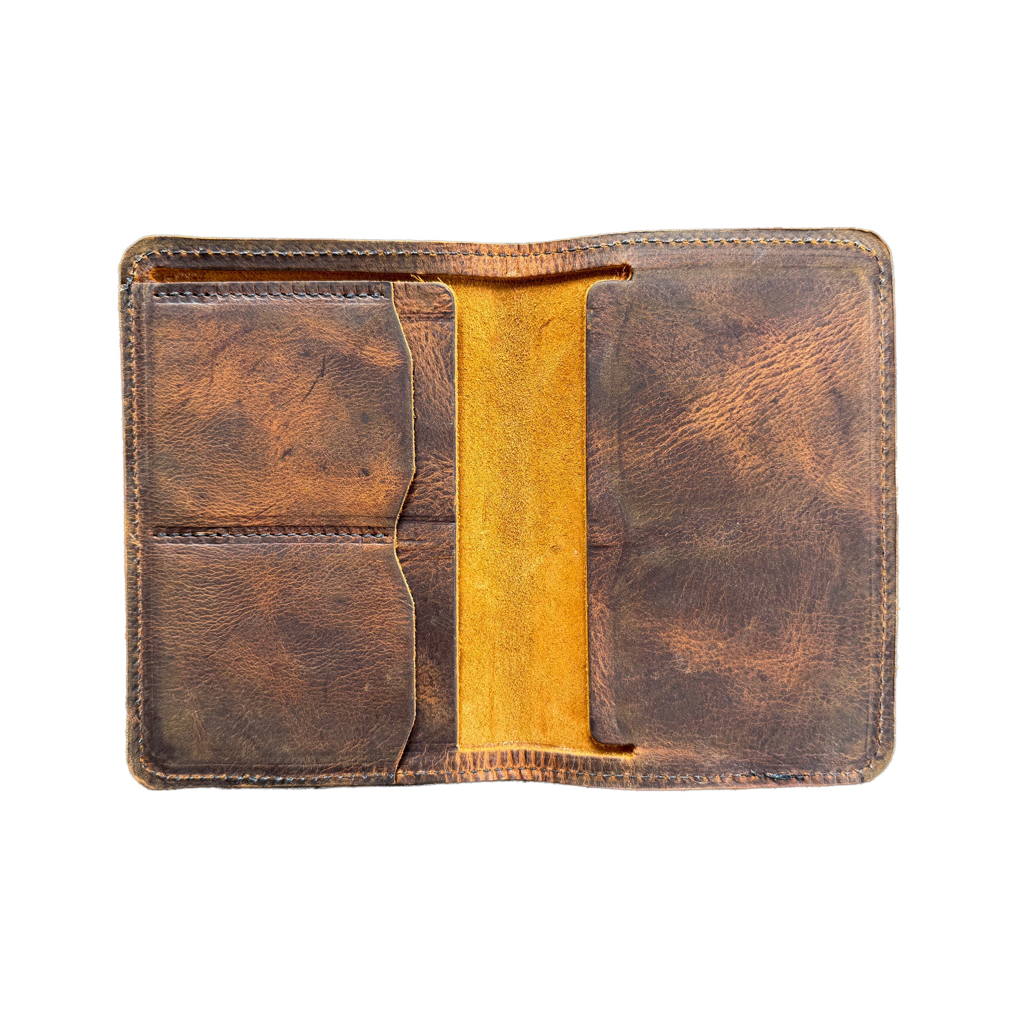 On Mission Leather Passport Holder