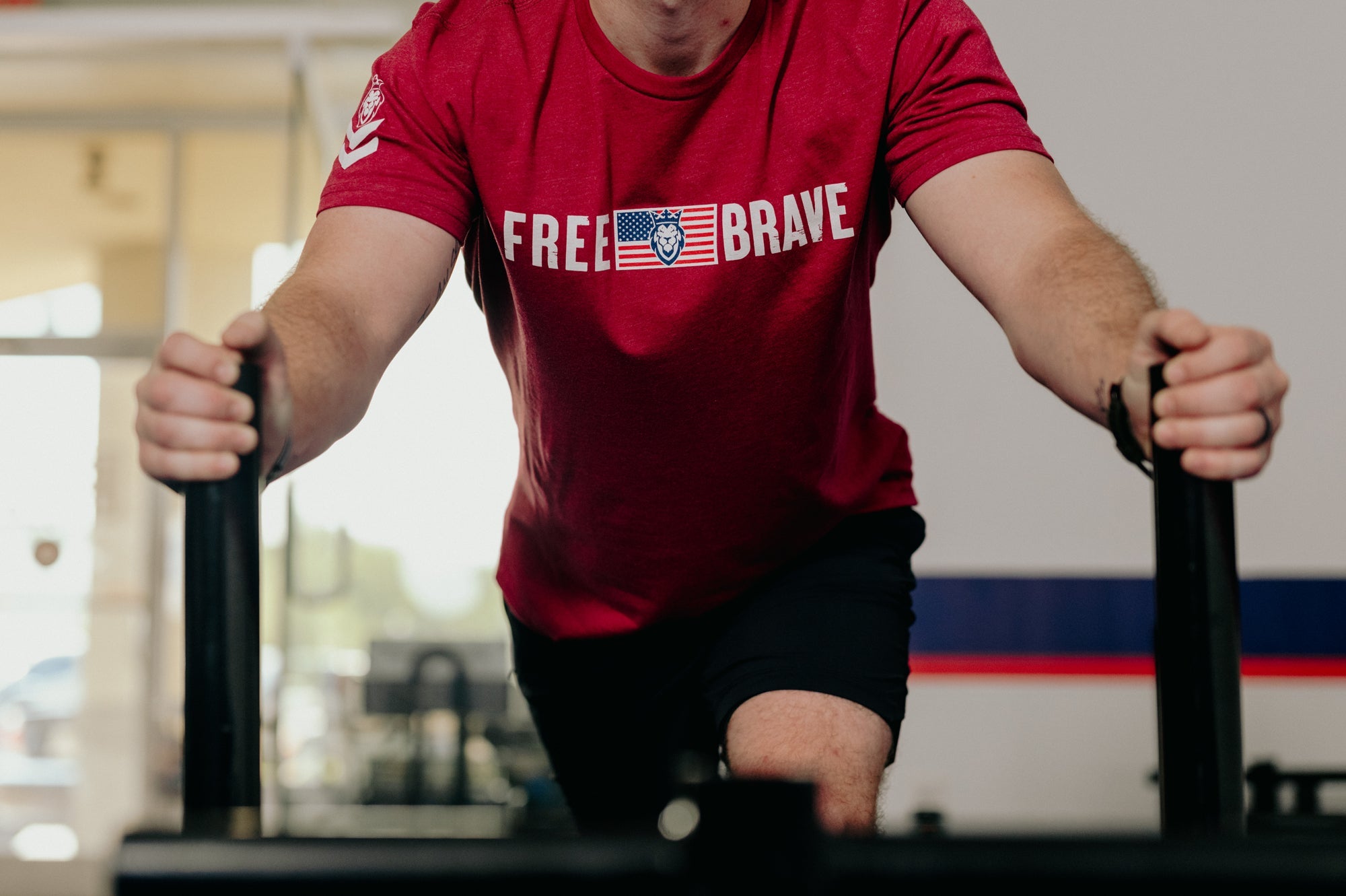 Free & Brave T-Shirt Free & Brave T-Shirt - Red / Small - Dangerous But Good