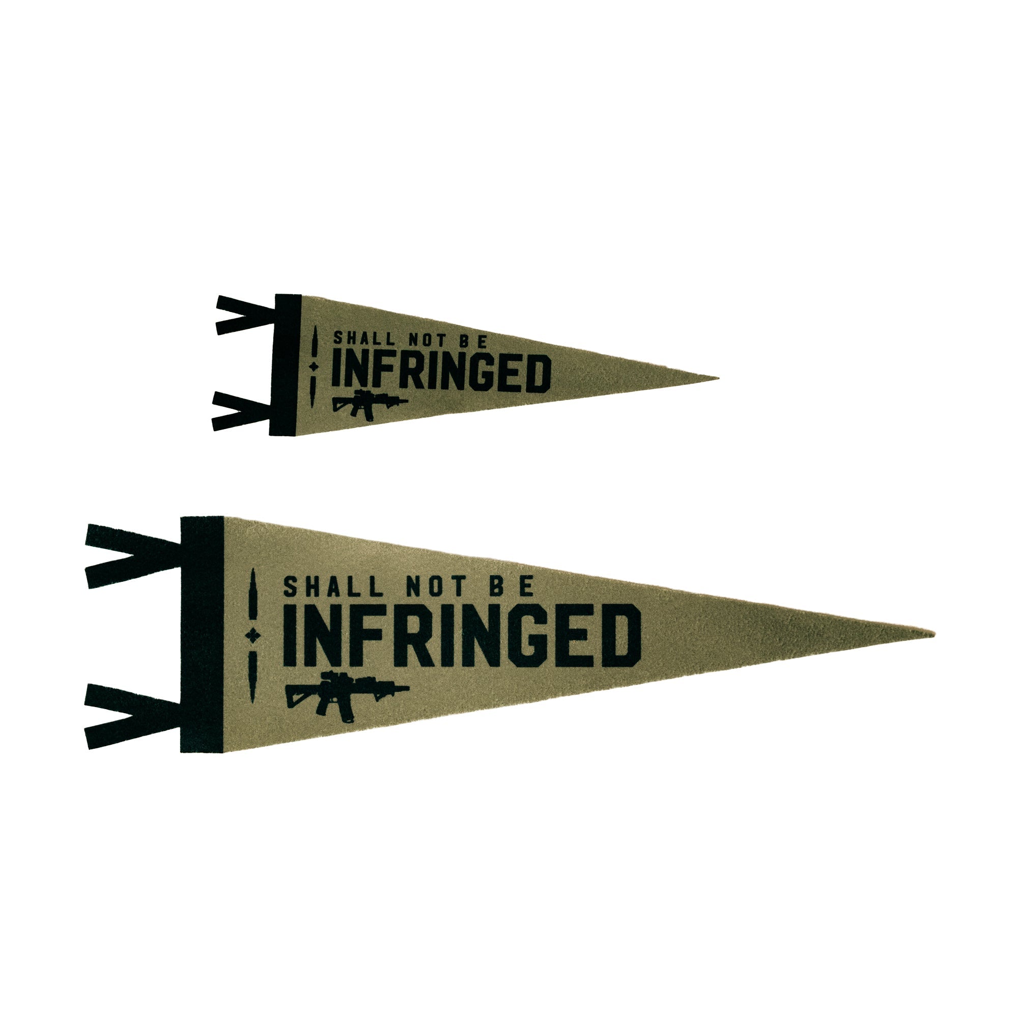 Shall Not Be Infringed Felt Pennant Shall Not Be Infringed Felt Pennant - Small - Dangerous But Good