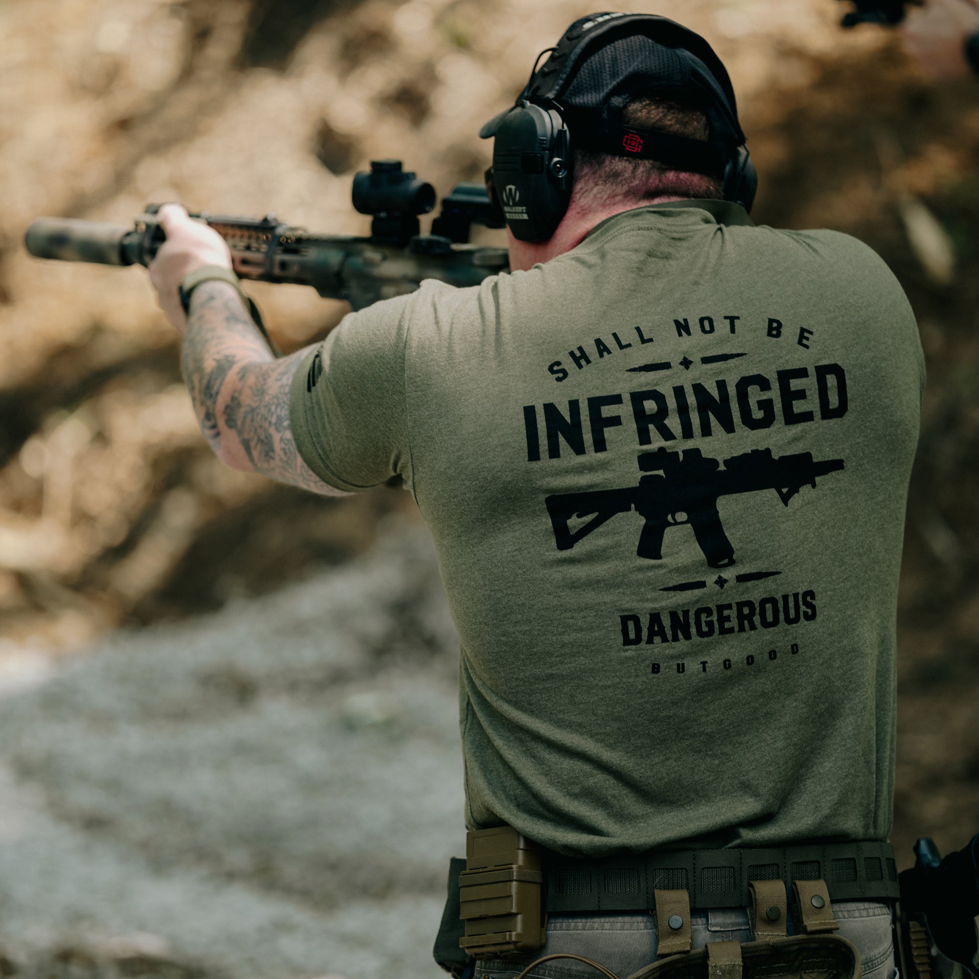 Shall Not Be Infringed T-Shirt 1.0 Shall Not Be Infringed T-Shirt 1.0 - Black / S - Dangerous But Good