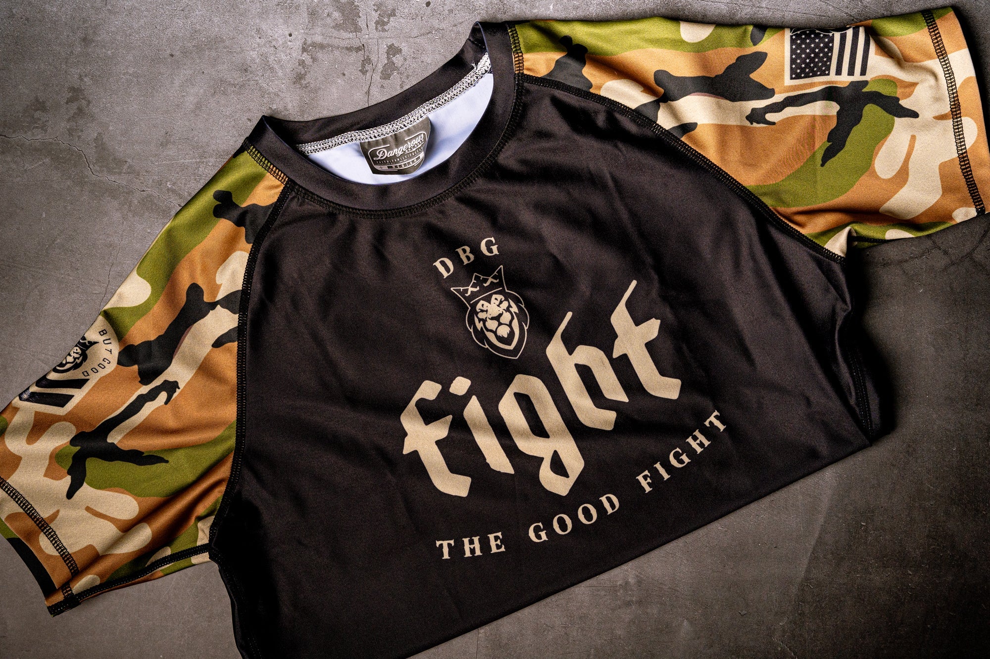 Good Fight Short Sleeve Rashguard Good Fight Short Sleeve Rashguard - Small - Dangerous But Good