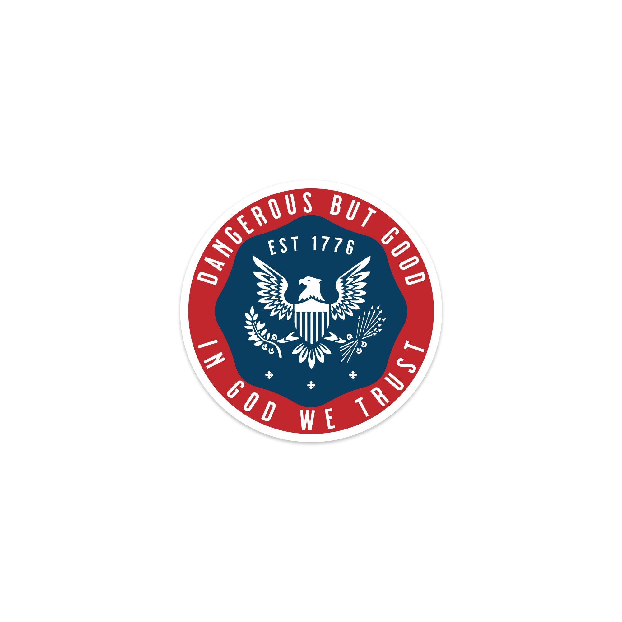 In God We Trust Sticker In God We Trust Sticker - Default Title - Dangerous But Good