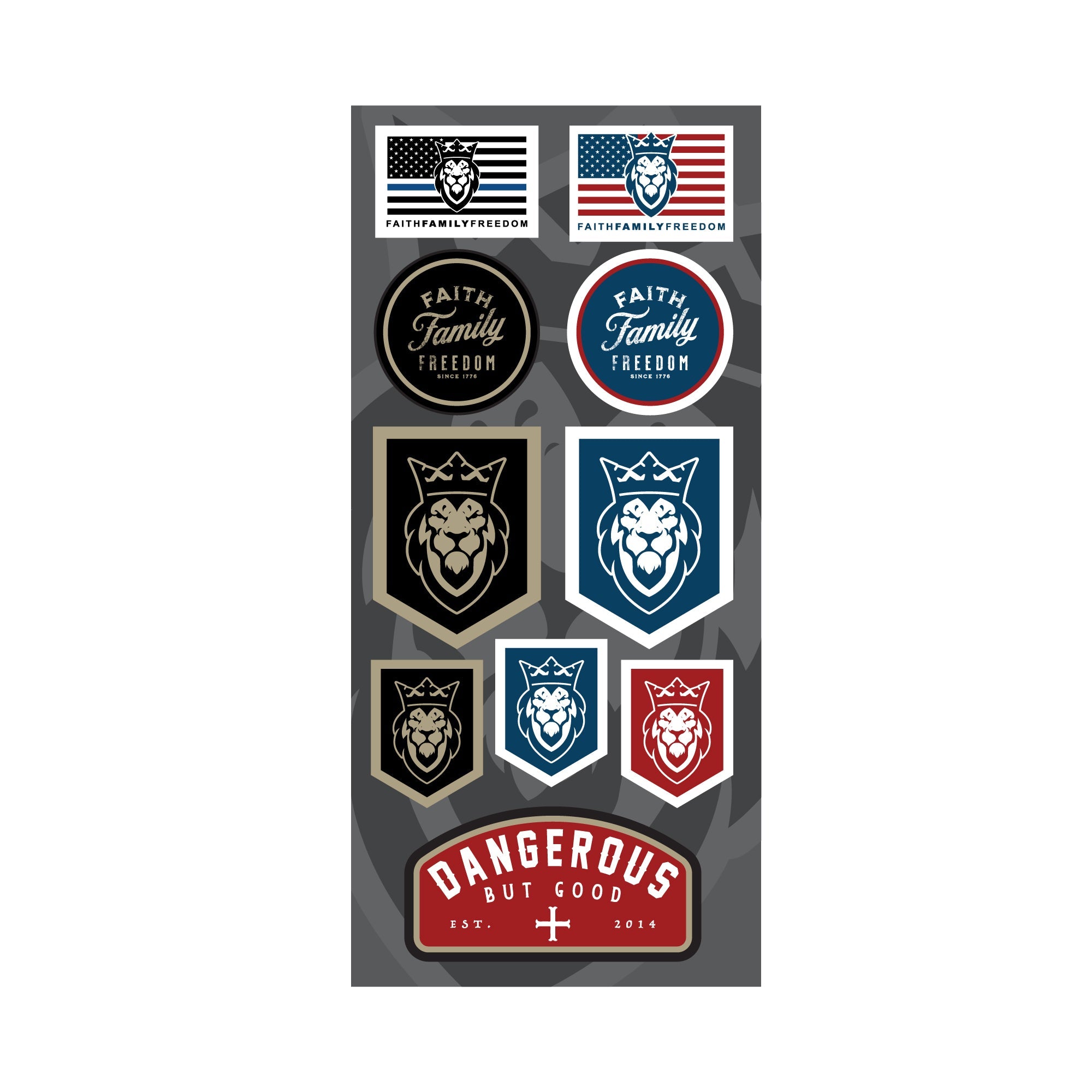 DBG 2025 Sticker Sheet DBG 2025 Sticker Sheet - Default Title - Dangerous But Good