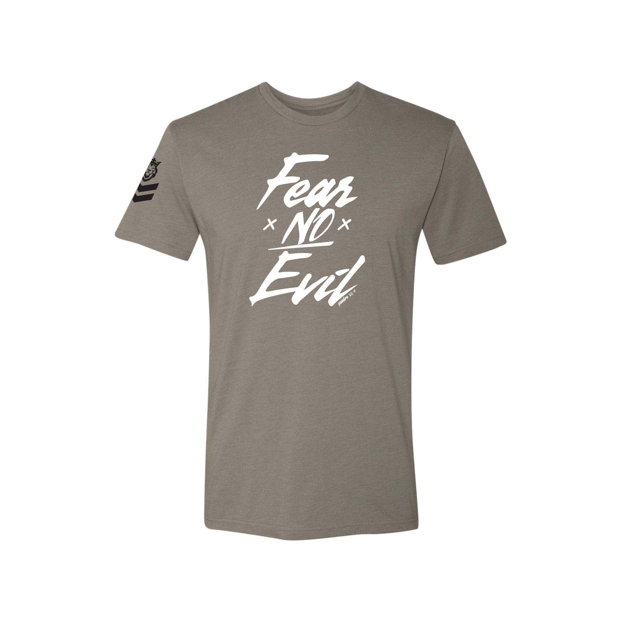 Fear No Evil T-Shirt Fear No Evil T-Shirt - Warm Grey / Small - Dangerous But Good