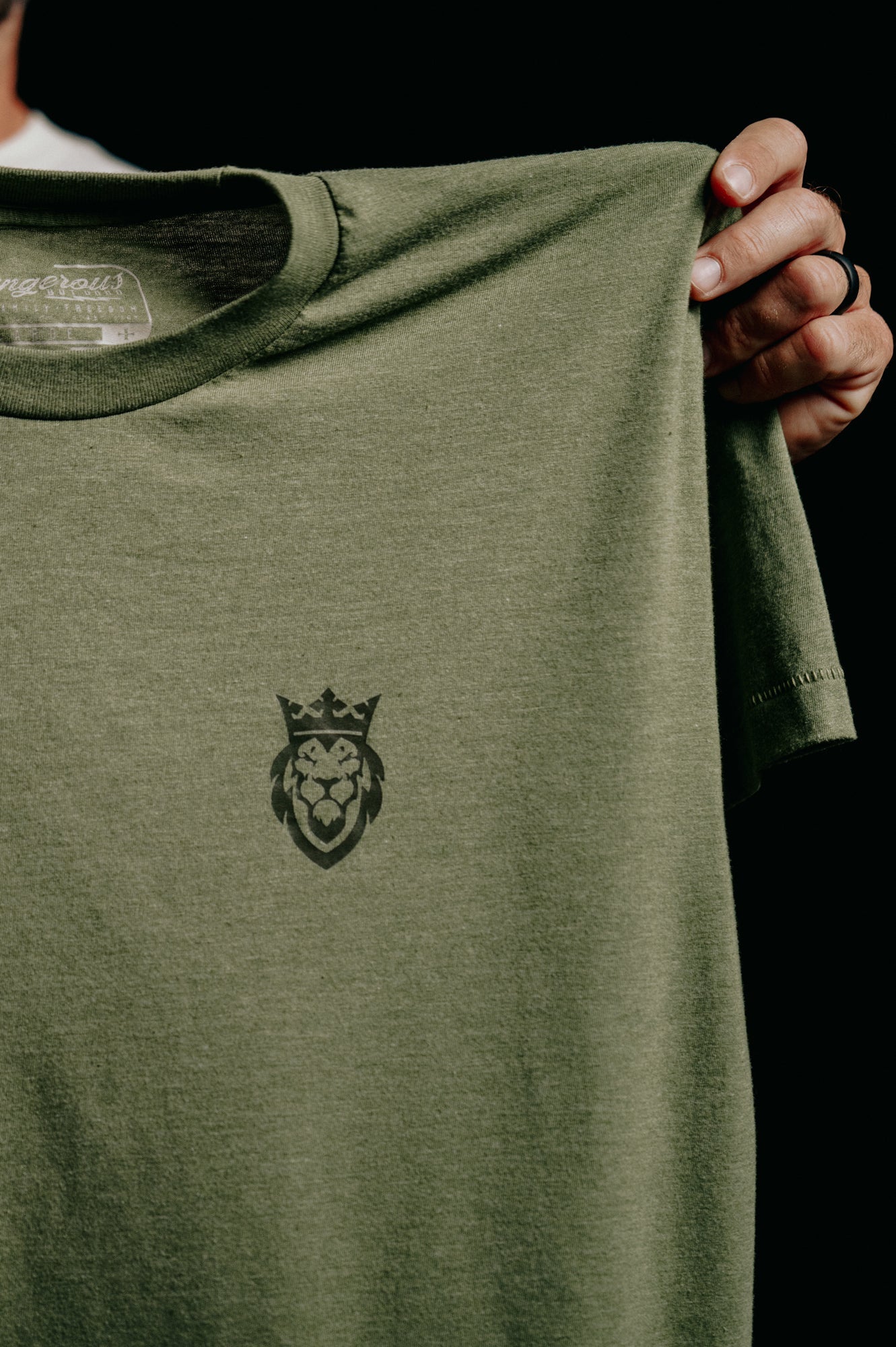 DBG Lion T-Shirt DBG Lion T-Shirt - Tri Olive / S - Dangerous But Good