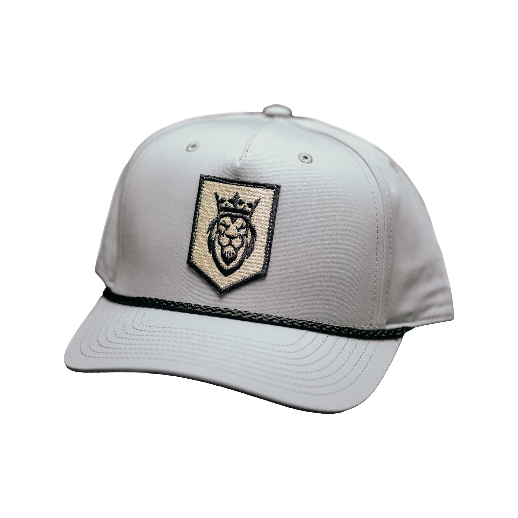 Lion Shield Series Rope Hat Lion Shield Series Rope Hat - Light Grey/Black - Dangerous But Good