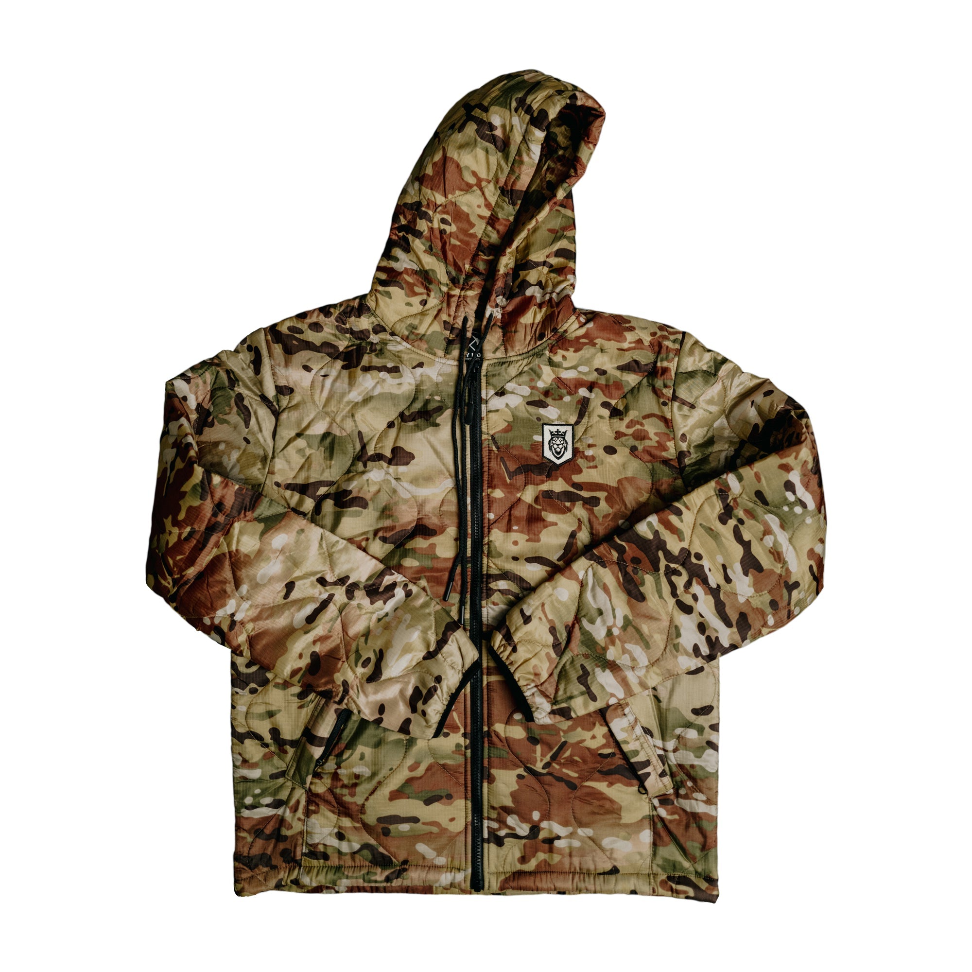 Shield Series Insulated Woobie Hoodie Shield Series Insulated Woobie Hoodie - Multi Camo / S - Dangerous But Good
