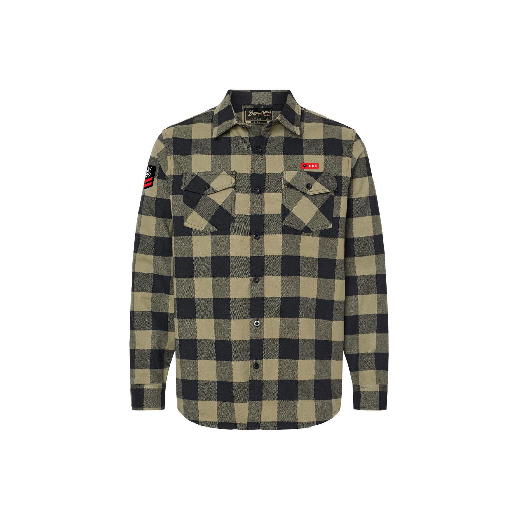 Woodland Flannel Woodland Flannel - Olive/Black / 2XL - Dangerous But Good