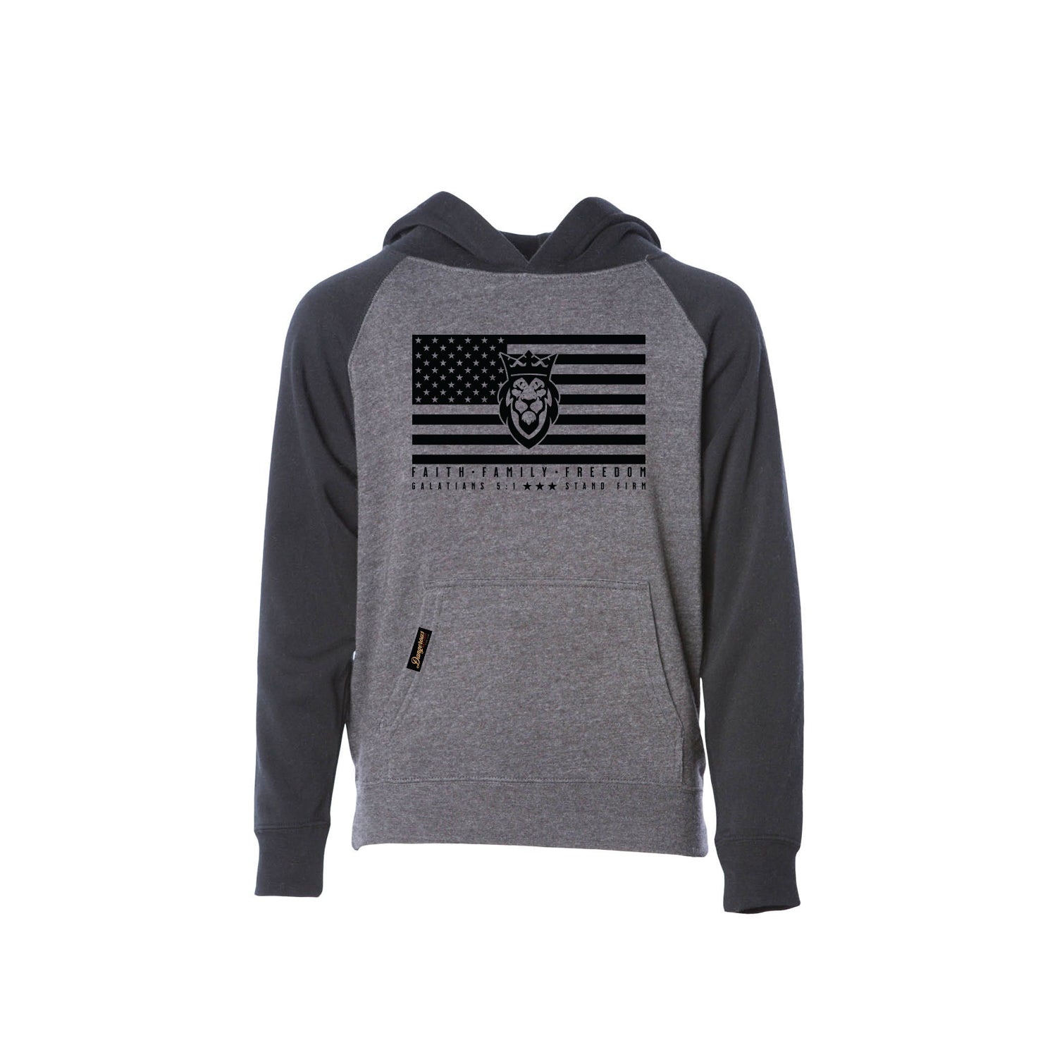 Iconic Foundations Youth Hoodie Iconic Foundations Youth Hoodie - X-Small - Dangerous But Good